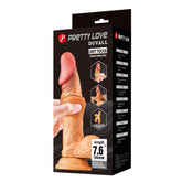 PrettyLove 7.6 Inch Realistic Dildo with Suction Cup